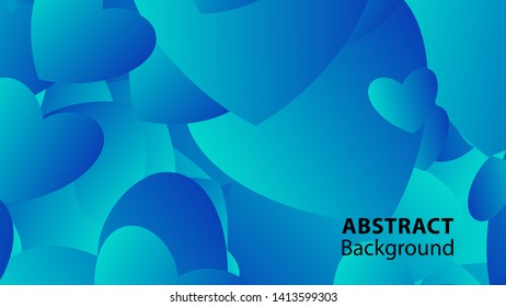 Abstract Colorful Love Background Vector Illustration