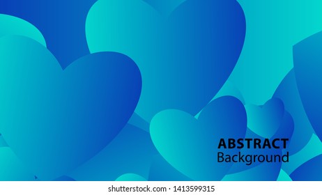 Abstract Colorful Love Background Vector Illustration