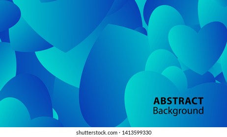 Abstract Colorful Love Background Vector Illustration