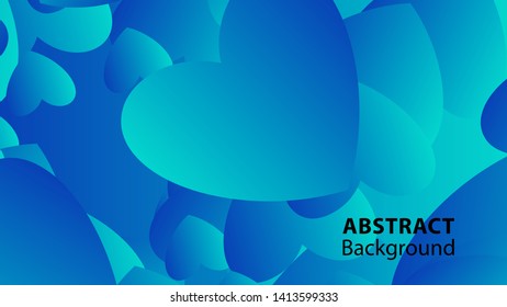 Abstract Colorful Love Background Vector Illustration