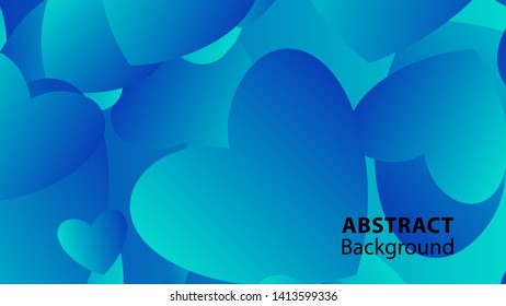 Abstract Colorful Love Background Vector Illustration
