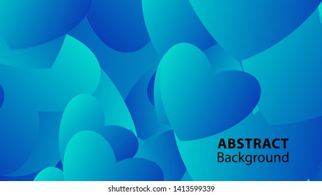 Abstract Colorful Love Background Vector Illustration