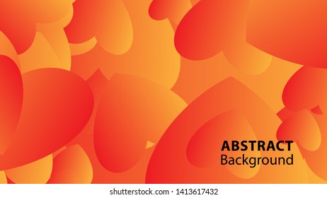 Abstract Colorful Love Background Vector Illustration
