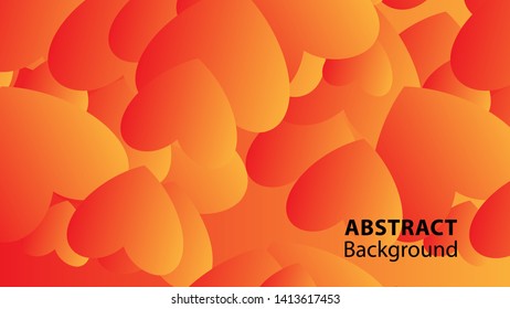 Abstract Colorful Love Background Vector Illustration