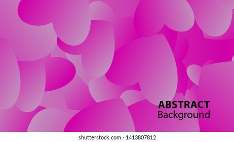 Abstract Colorful Love Background Vector Illustration