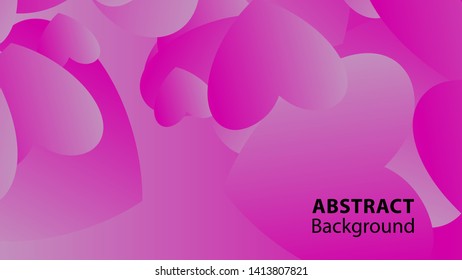 Abstract Colorful Love Background Vector Illustration