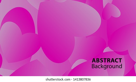 Abstract Colorful Love Background Vector Illustration