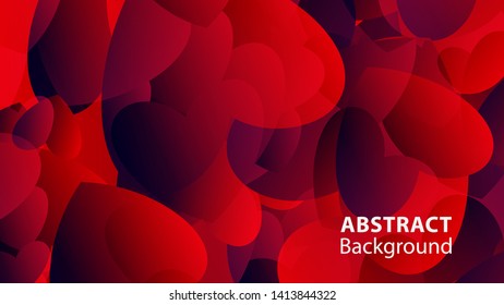 Abstract Colorful Love Background Vector Illustration
