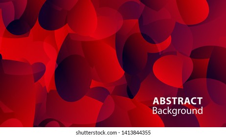 Abstract Colorful Love Background Vector Illustration

