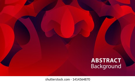 Abstract Colorful Love Background Vector Illustration