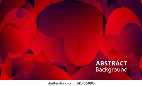 Abstract Colorful Love Background Vector Illustration