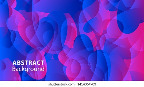 Abstract Colorful Love Background Vector Illustration