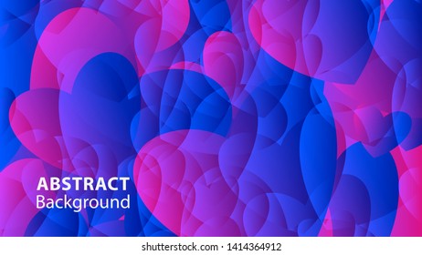 Abstract Colorful Love Background Vector Illustration