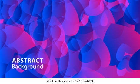 Abstract Colorful Love Background Vector Illustration