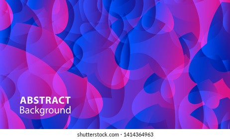 Abstract Colorful Love Background Vector Illustration