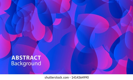 Abstract Colorful Love Background Vector Illustration