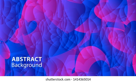 Abstract Colorful Love Background Vector Illustration