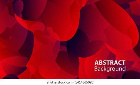 Abstract Colorful Love Background Vector Illustration