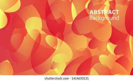 Abstract Colorful Love Background Vector Illustration