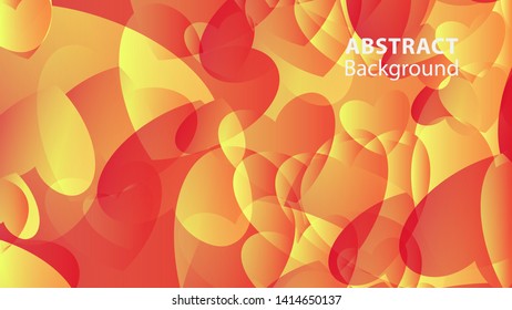 Abstract Colorful Love Background Vector Illustration