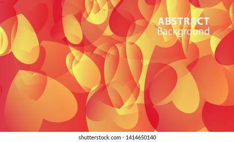 Abstract Colorful Love Background Vector Illustration