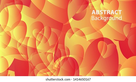 Abstract Colorful Love Background Vector Illustration
