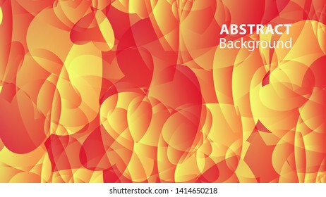 Abstract Colorful Love Background Vector Illustration
