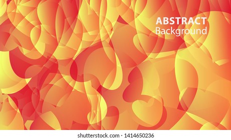 Abstract Colorful Love Background Vector Illustration