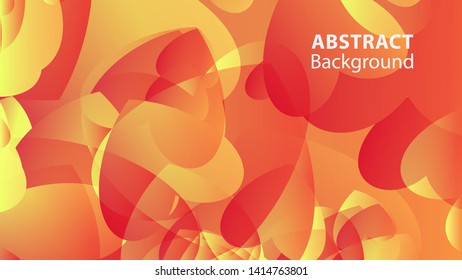Abstract Colorful Love Background Vector Illustration
