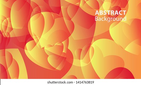 Abstract Colorful Love Background Vector Illustration
