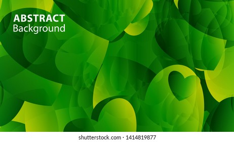 Abstract Colorful Love Background Vector Illustration