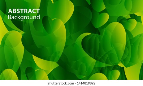 Abstract Colorful Love Background Vector Illustration