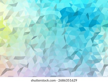 abstrakter bunter Low-Poly-Hintergrund, abstrakter geometrischer Hintergrund, abstrakter Dreieckshintergrund