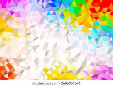 abstrato colorido baixo fundo poli, fundo geométrico abstrato, fundo triângulo abstrato