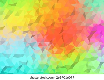 abstrato colorido baixo fundo poli, fundo geométrico abstrato, fundo triângulo abstrato