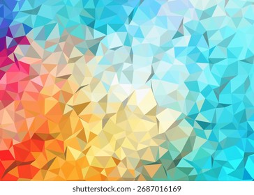 abstract colorful low poly background, abstract geometric background, abstract triangle background