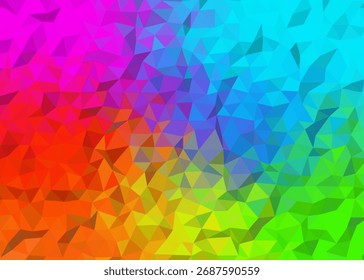 abstrato colorido baixo fundo poli, fundo geométrico abstrato, fundo triângulo abstrato