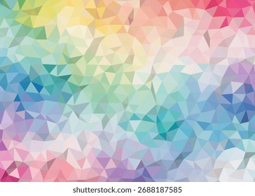 abstract colorful low poly background, abstract geometric background, abstract triangle background	