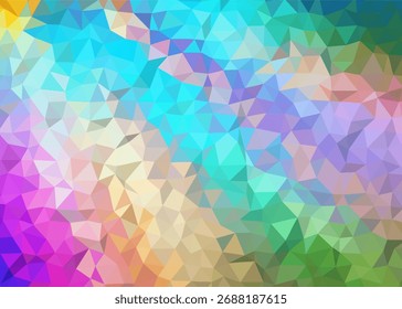 abstract colorful low poly background, abstract geometric background, abstract triangle background	