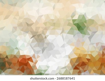 Fondo de polietileno bajo colorido abstracto, fondo geométrico abstracto, fondo de triángulo abstracto	