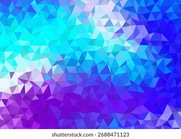 Fondo de polietileno bajo colorido abstracto, fondo geométrico abstracto, fondo de triángulo abstracto	