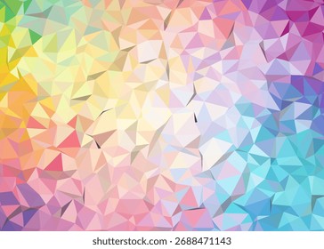 abstract colorful low poly background, abstract geometric background, abstract triangle background	