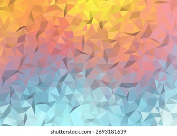 abstract colorful low poly background, abstract geometric background, abstract triangle background	