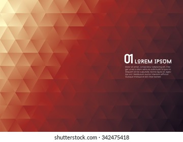 Abstract Colorful Low poly Vector Background. Vector illustration.