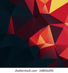 Abstract Colorful Lowpoly Vector Background | EPS10 Design