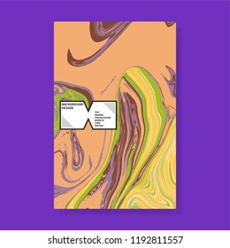 Abstract Colorful Marble Background. Dynamic modern background template