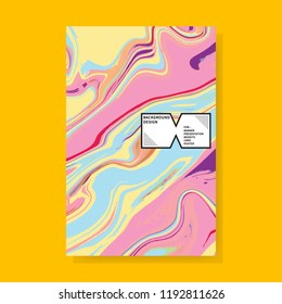 Abstract Colorful Marble Background. Dynamic modern background template