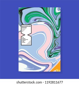 Abstract Colorful Marble Background. Dynamic modern background template