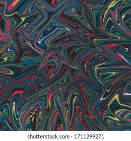 abstract  colorful marble design on the black background