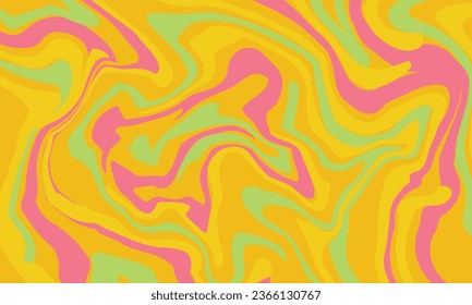 Resumen de fondo de patrón de textura de mármol colorido. patrón de fluido abstracto de ondulación de estilo retro
groovy hippie psicodélico.